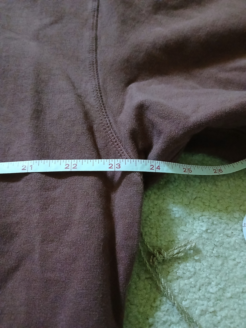 Maggies Organic High- Low Women Crewneck Sweatshirt in Masala - Picture 4 of 6